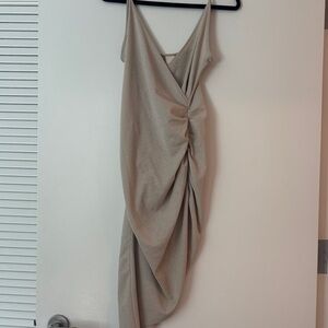 H&M Asymmetrical Beige Dress